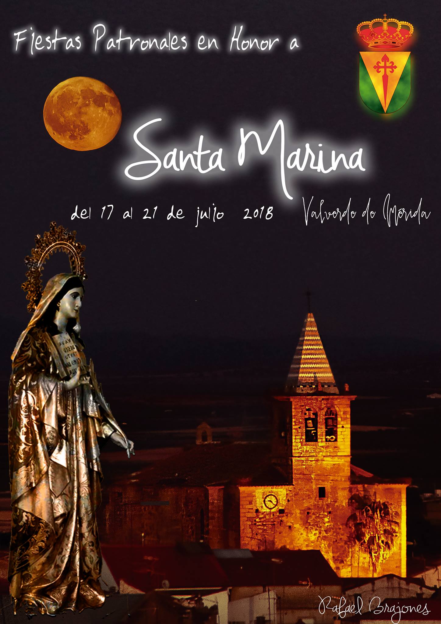 Fiestas patronales en honor a Santa Marina 2018 Valverde de Mérida